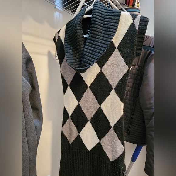 Majora Women's Fitted Cowl Neck Sweater Dress - Picture 11 of 12